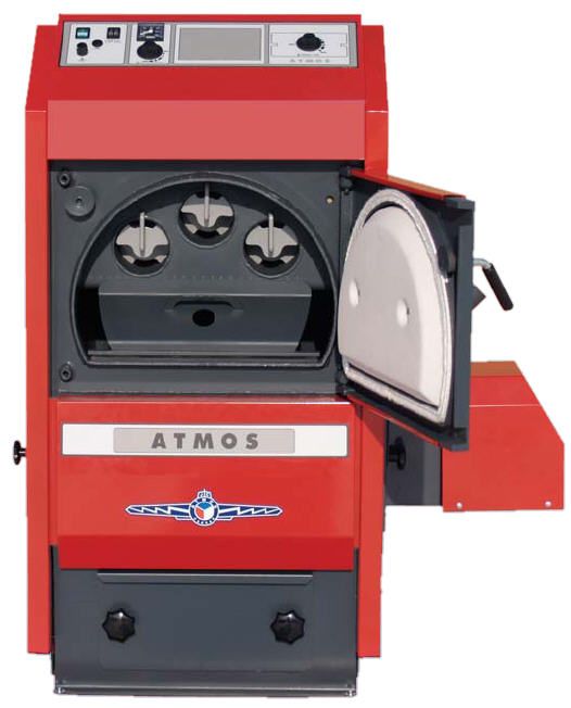 ATMOS Pelletkessel P14   P25 BAFA Förderung Killus Technik