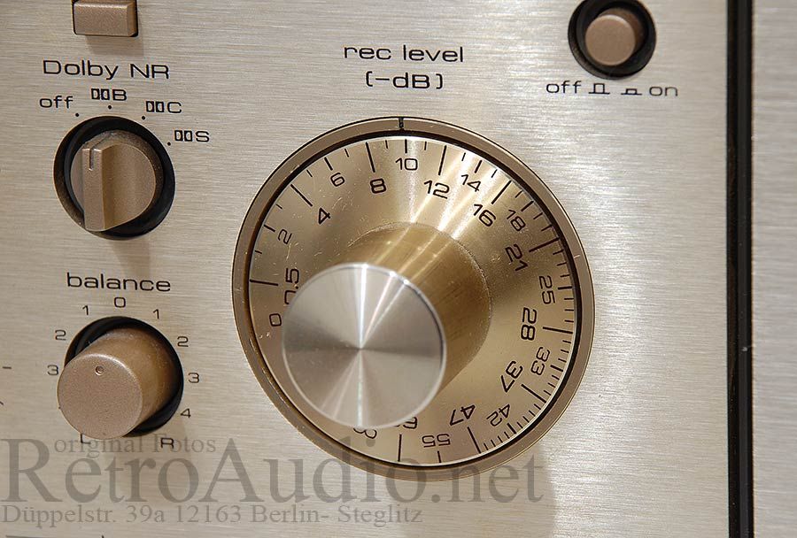 TEAC V 6030s Tapedeck, Champagne