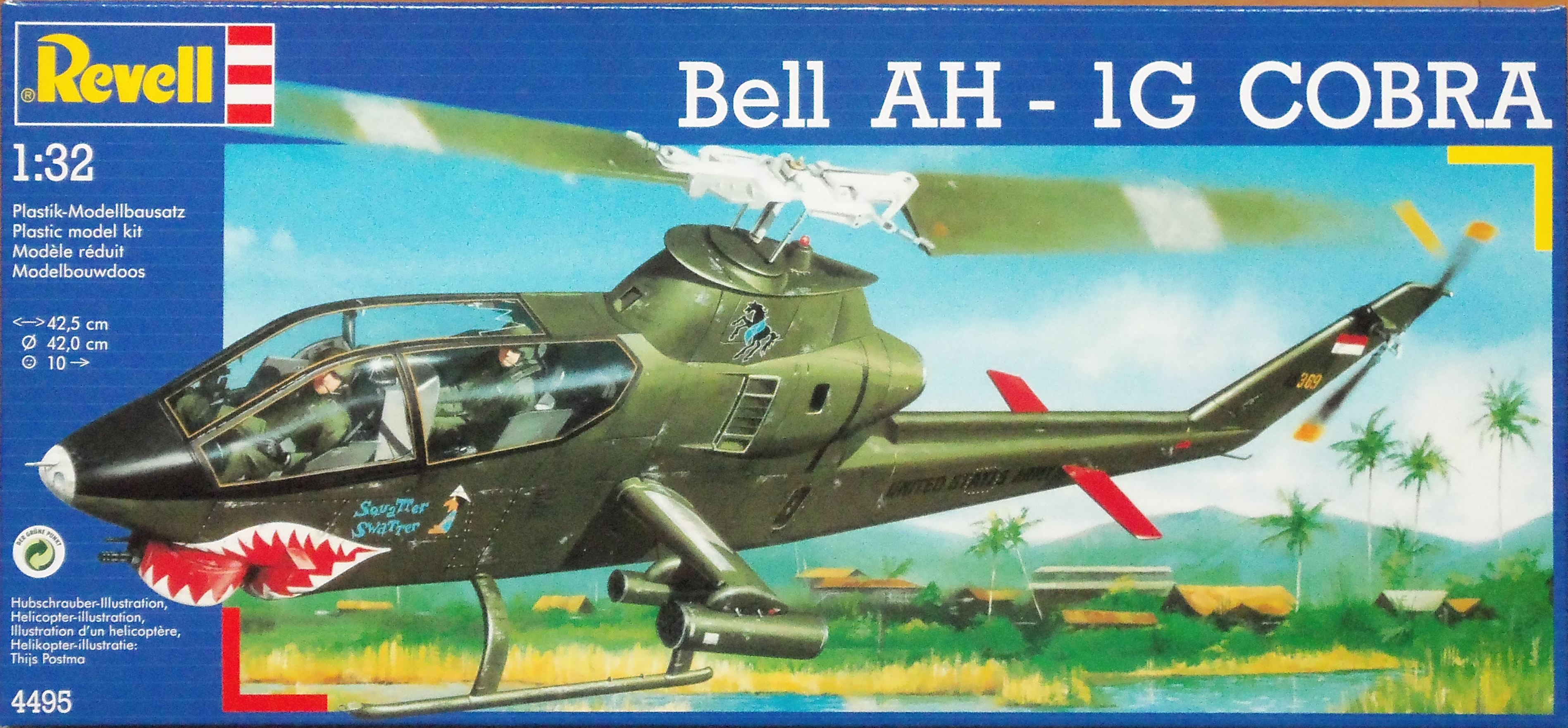 REVELL 04495*4495*HUBSCHRAUBER*BELL AH 1G COBRA*132