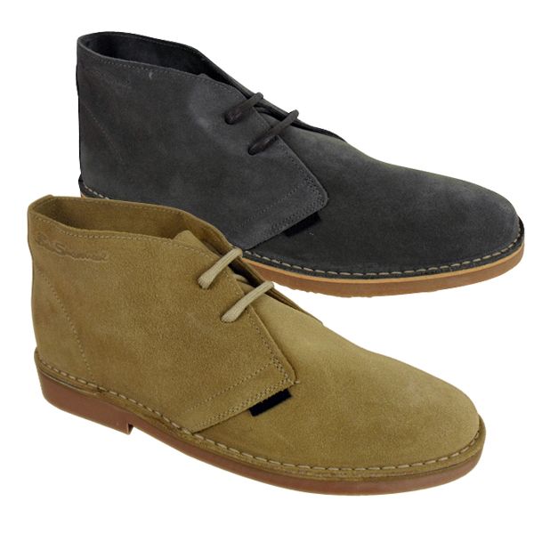 Herren Ben Sherman Wildleder Leder Wüsten Stiefel Desert Boots Chukka