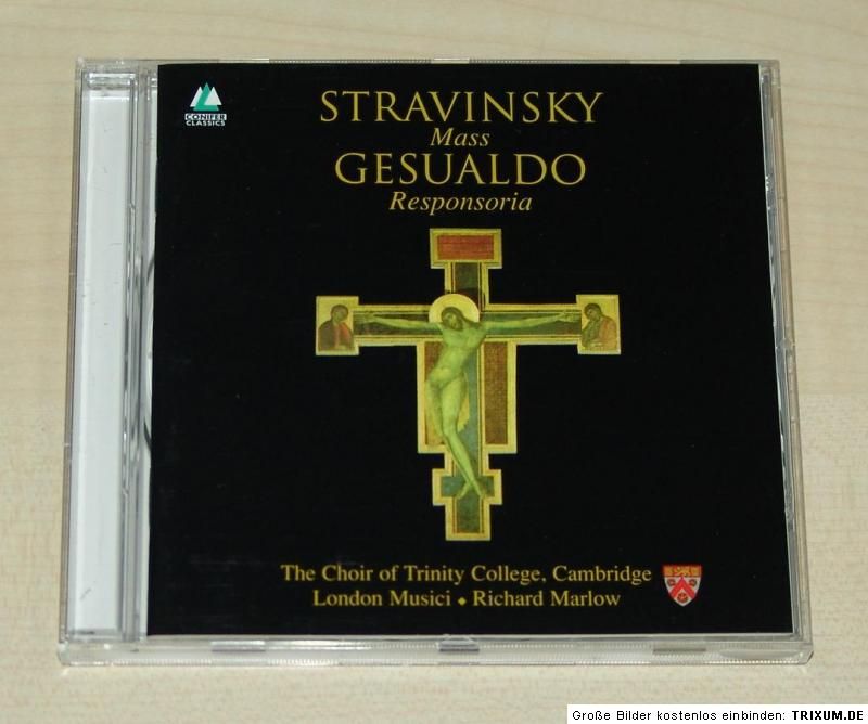 STRAVINSKY   MASS GESUALDO RESPONSORIA   CHOIR OF TRINITY COLLEGE