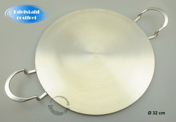 INDUKTION ADAPTERPLATTE 32 cm KONVERTER ZUM KOCHEN NEU