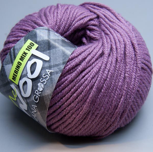 Lana Grossa Mc Wool Merino Mix 100   110 orchid 50g g Wolle