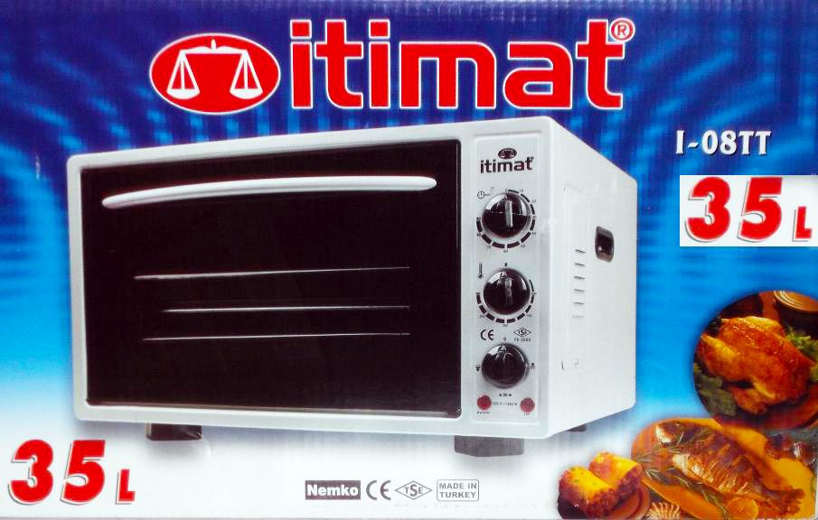 35 Liter Umluft Mini Backofen 1300 Watt Itimat Minibackofen Pizza Ofen