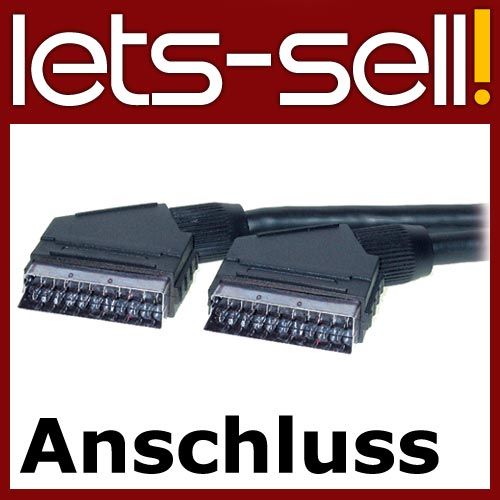 Scartkabel 10m Anschlusskabel Scart Kabel Video TV