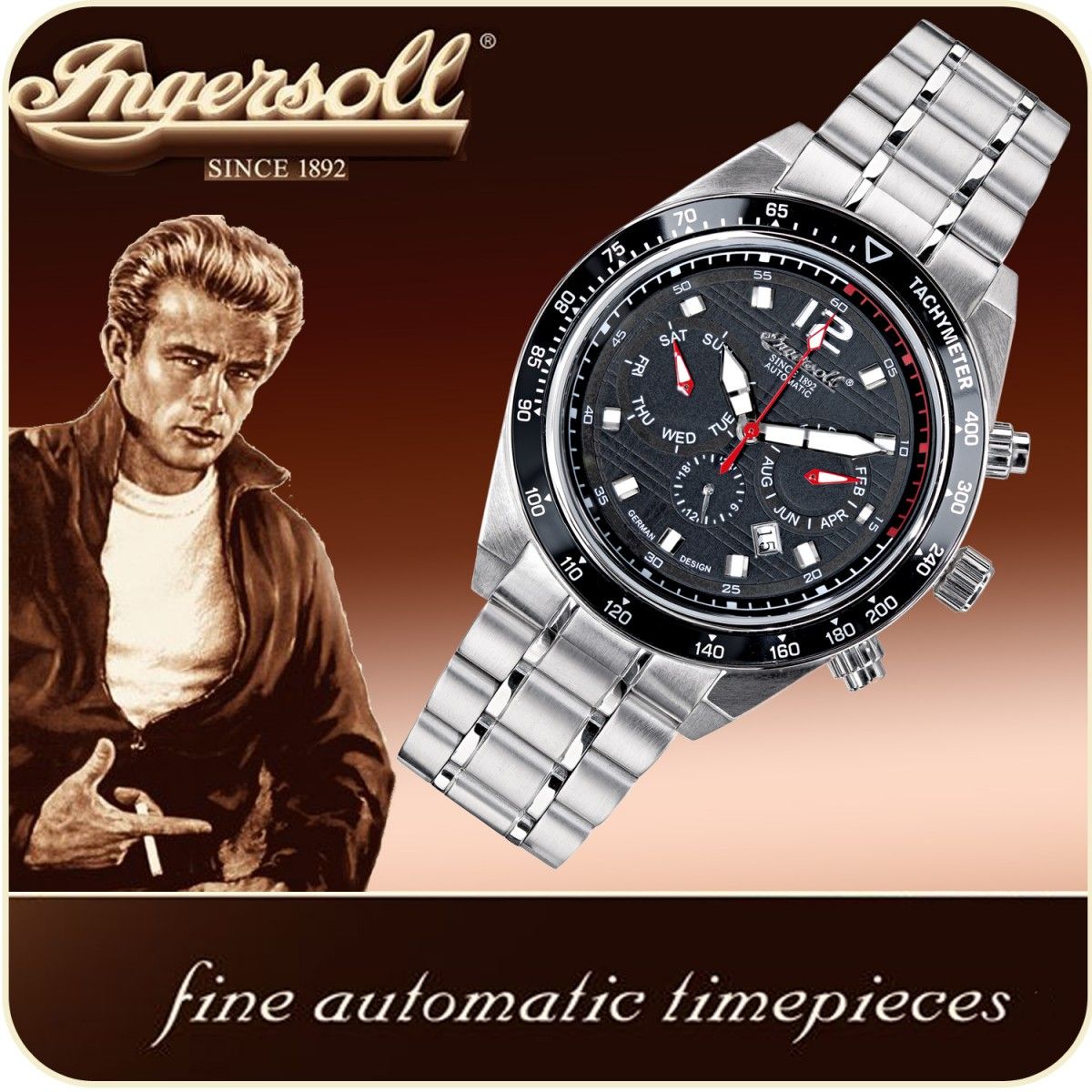 Ingersoll Big Four 4104 BBK Herrenuhr Automatik