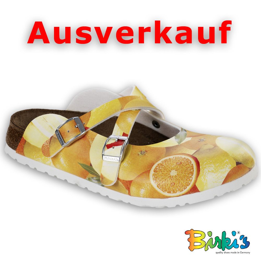 Ausverkauf Birkis Dorian Zitrus Clogs Hausschuhe Pantoletten Schuhe