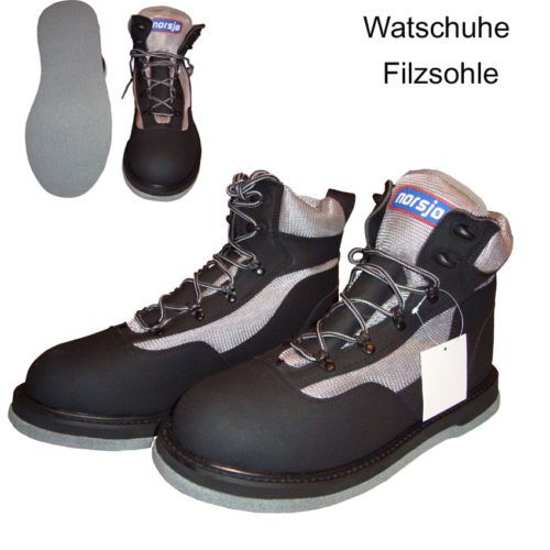 KINETIC NORDISCHE WATSCHUHE BOOTS FILZSOHLE GR. 44/45