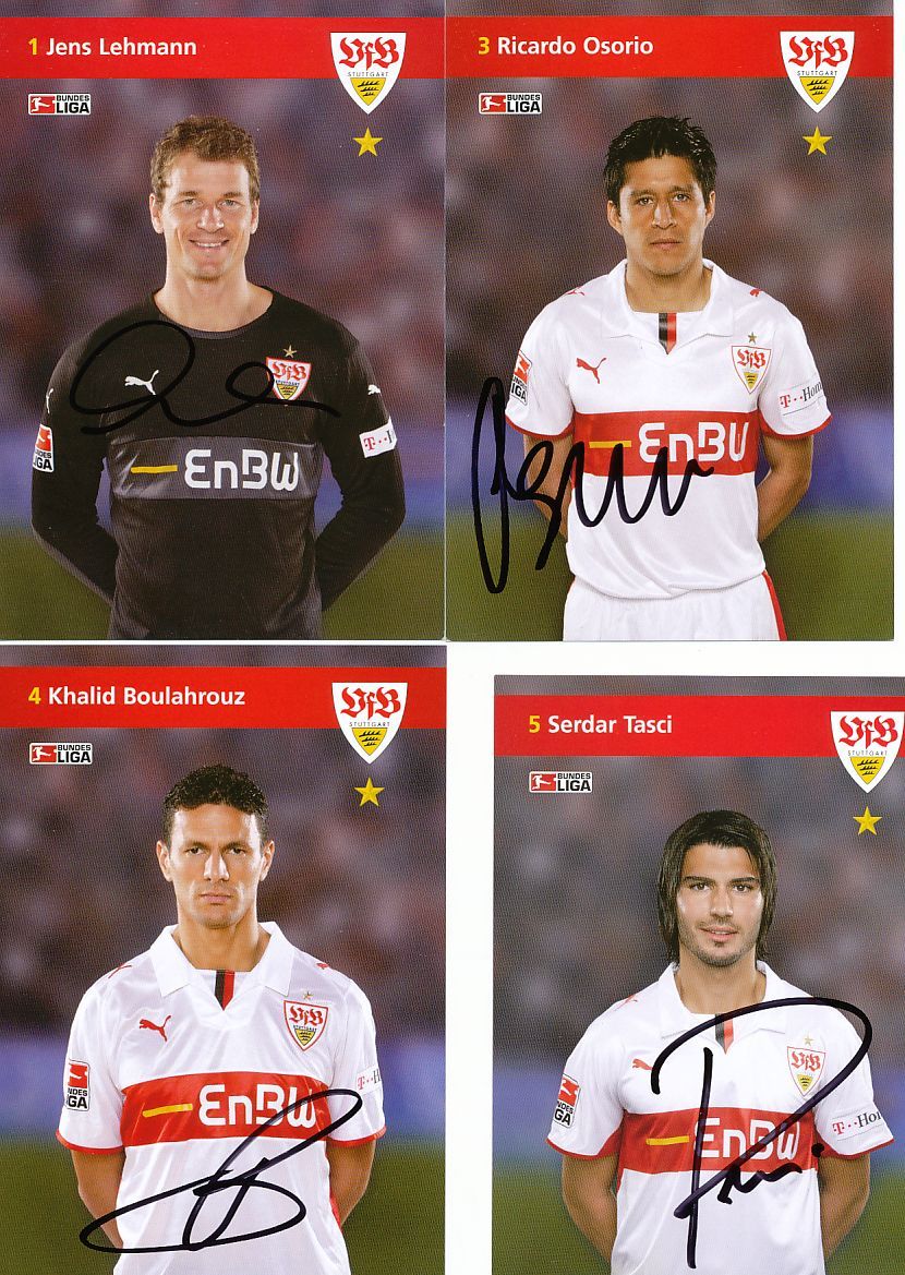 46 x VFB Stuttgart 2008/2009 Autogrammkartensatz Nr.90