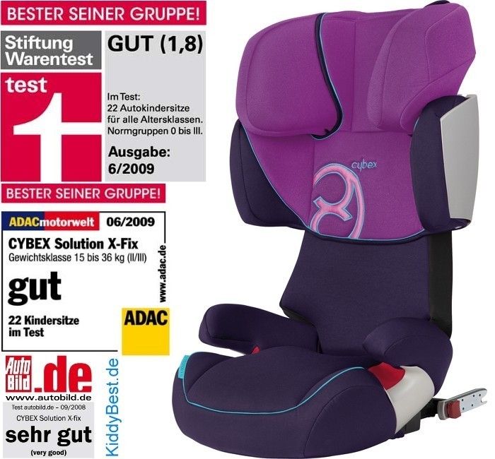 Cybex Solution X FIX plus Purple Potion pink * Wildlederoptik * Isofix