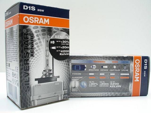 2x OSRAM D1S SILVERSTAR 66140 SVS Xenon Brenner NEU / NEW xenon bulbs