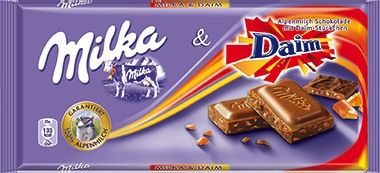 Milka DAIM 10 x 100g Schokolade (568136) / SMS 1kg/8,70€