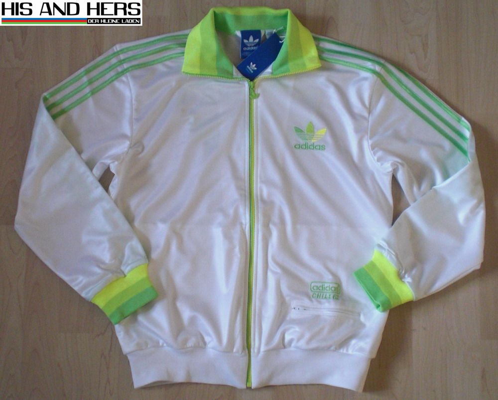 ADIDAS ORIGINALS * CHILE 62 RIB TT * TRAININGSJACKE M 50 GLANZ JACKE