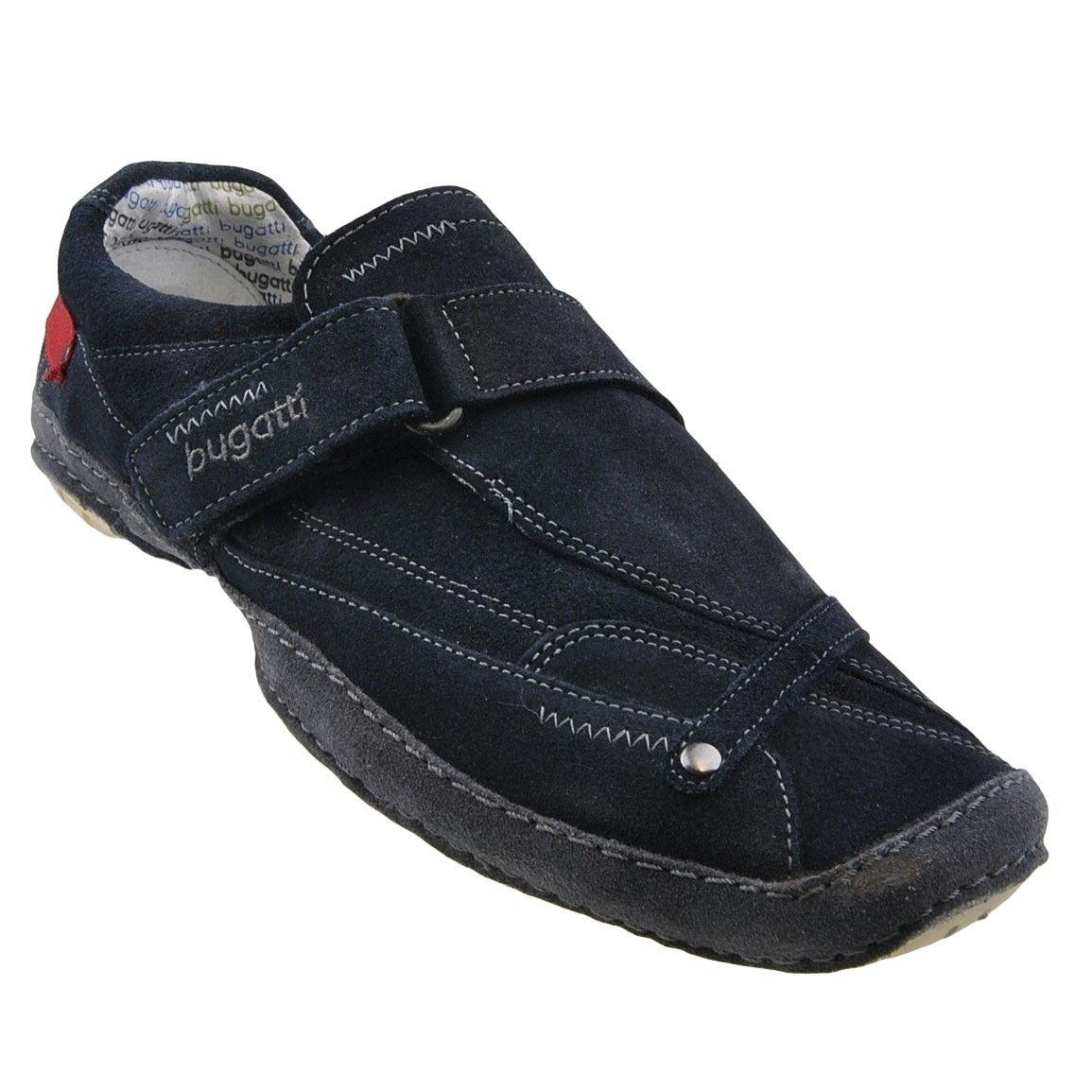 Neu BUGATTI Herrenschuhe D0862 3 Slipper Herren Halbschuhe Leder