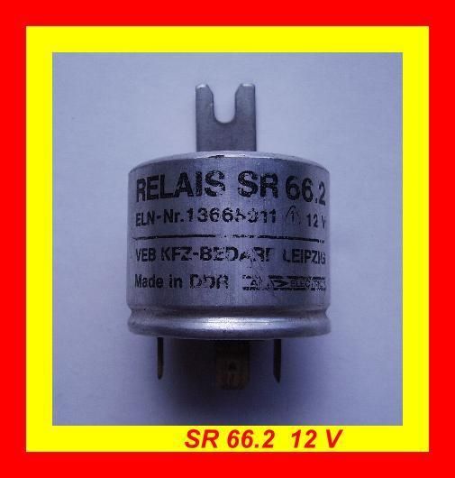 Relais SR66.2 12V NEU Trabant Wartburg Barkas LO