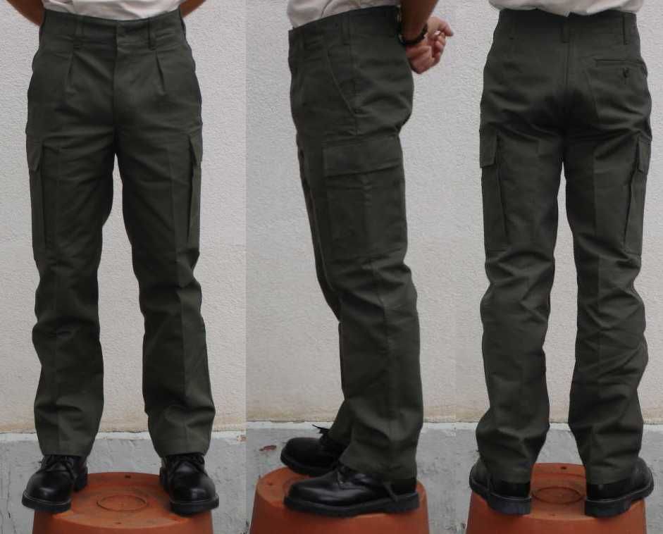 Bundeswehrhose BW Feldhose Moleskinhose oliv, 38   66