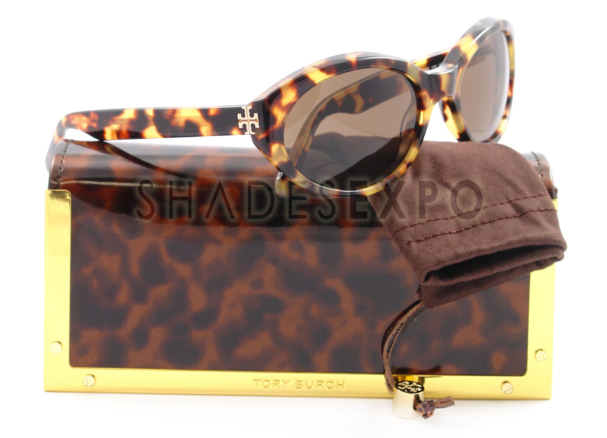 NEW Tory Burch Sunglasses TY 7040 TORTOISE 504/73 TY7040 AUTH