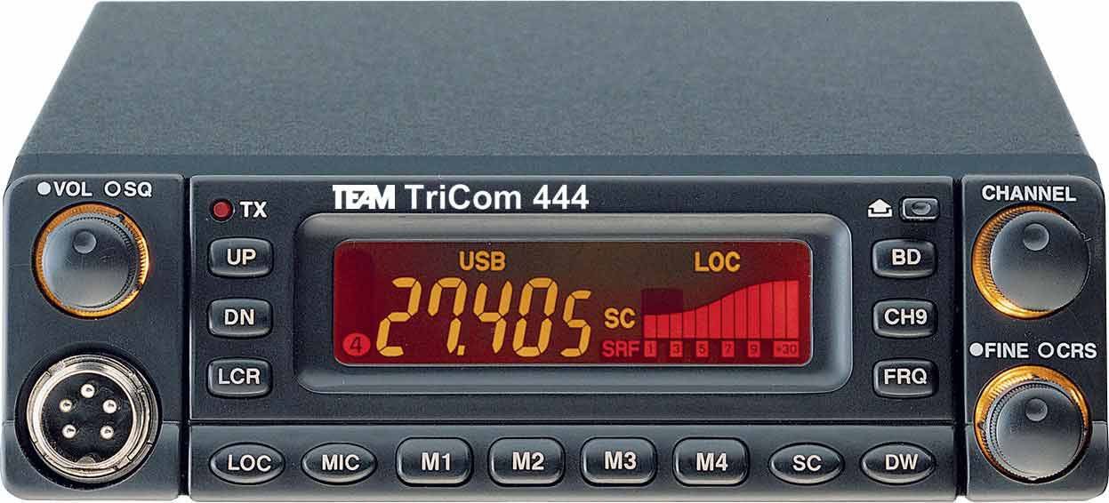 CB Funkgerät Team TriCom 444 AM/FM/SSB 40/40/40 (Euro)