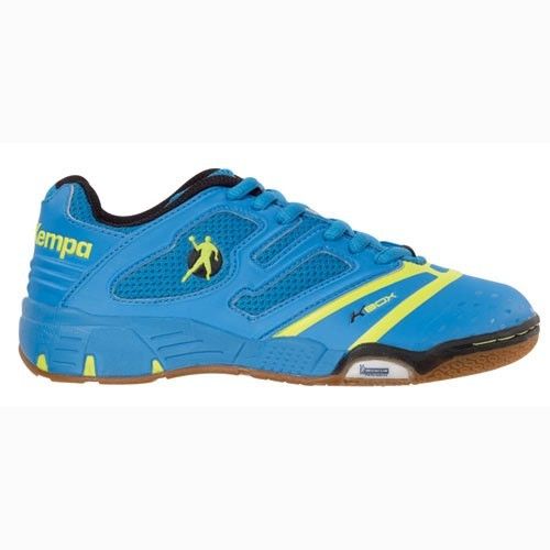 Kempa Status Junior   Handballschuhe Kinder   kempablue/fluorgelb