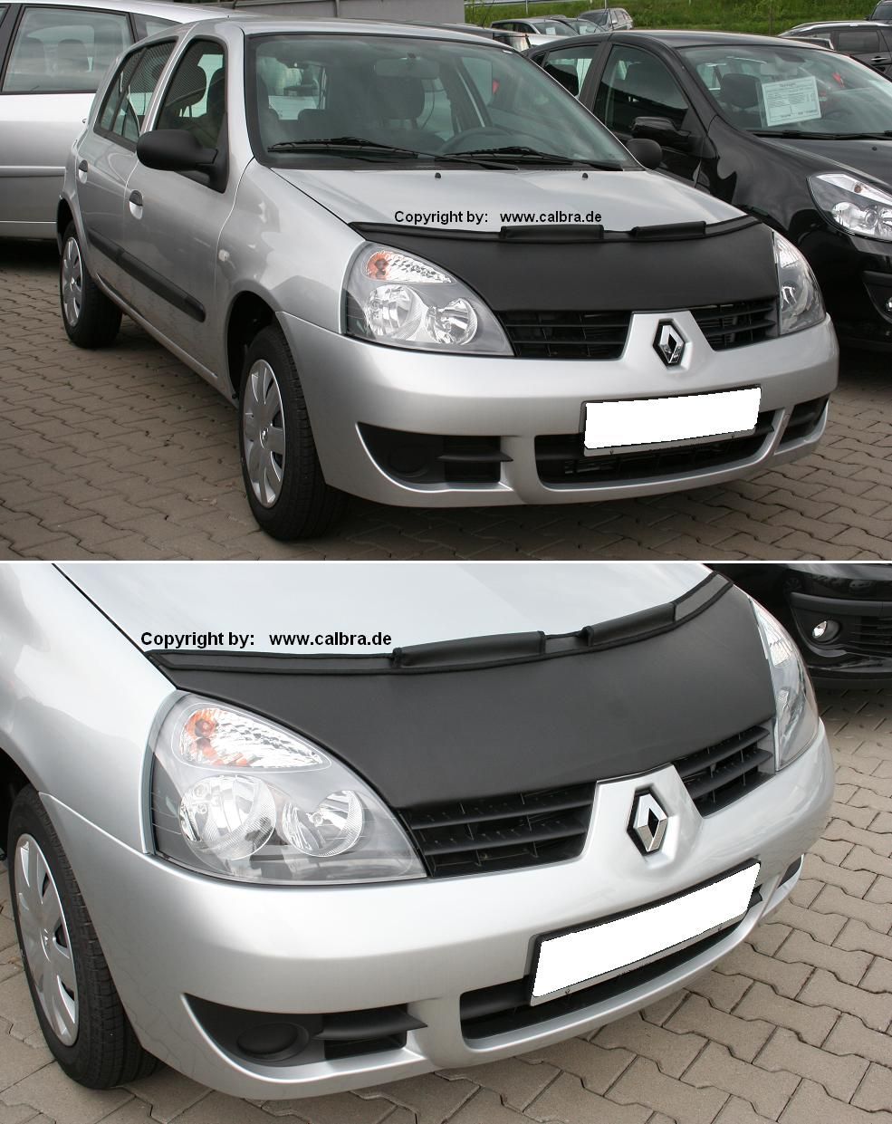 BRA Steinschlagschutz Haubenbra Renault Clio 2 B 01 09