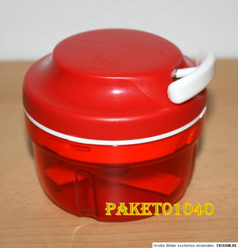 Tupperware Tupper Turbo Chef D 158 Speedy Boy ROT NEU