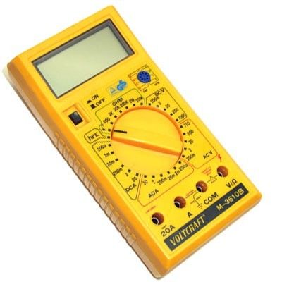 VOLTCRAFT M 3610B Digital multimeter, Widerstand, Transistor