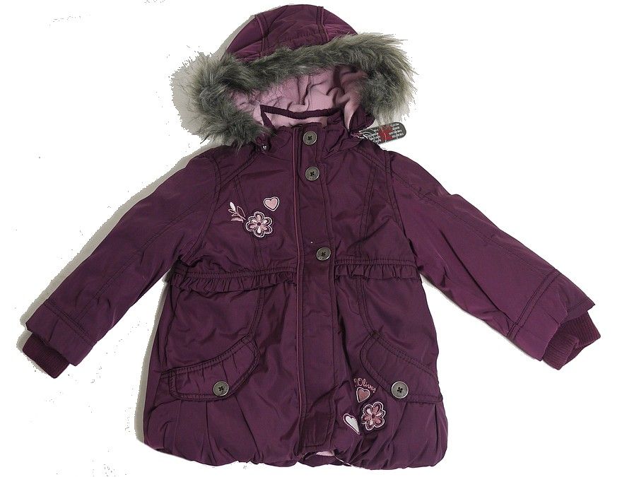 ° Jacke lila/beere °Fellkapuze ° Gr. 92/98° NEU °B65