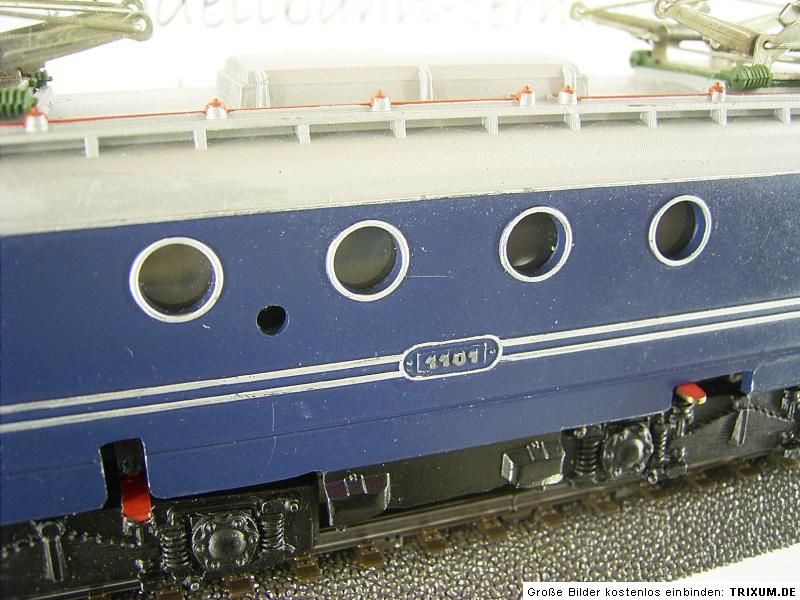 Märklin 3013/SEH 800, BULLAUGENLOK blau, unbespielt