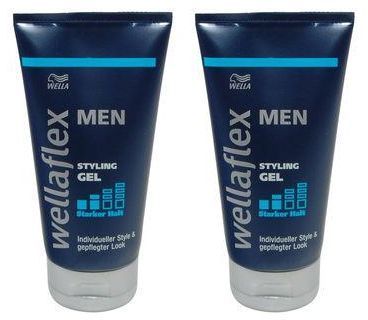 Wella Wellaflex Men Styling Gel Haargel 2x150ml (100ml=1,98€)