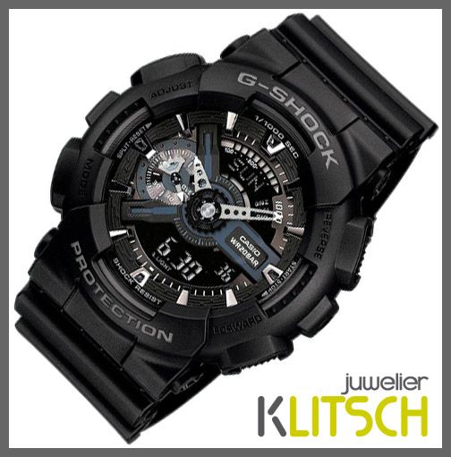 Casio G Shock Analog Digital Herren Uhr GA 110 1BER