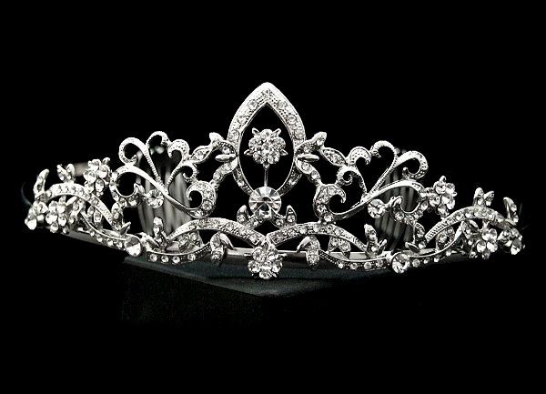 Brautschmuck Diadem Strass Tiara Braut Hochzeit Haarschmuck