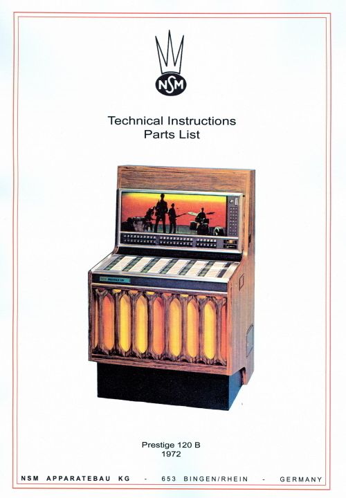 MANUALE COMPLETO/manual JUKEBOX NSM PRESTIGE 120 B