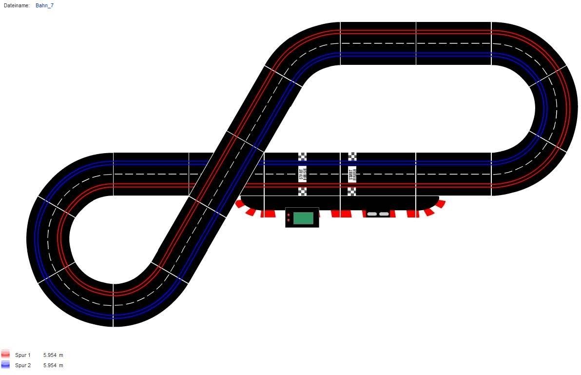 Carrera 132 u 124 Evo Exclusiv Pro X Komplettbahn digital ausbaubar