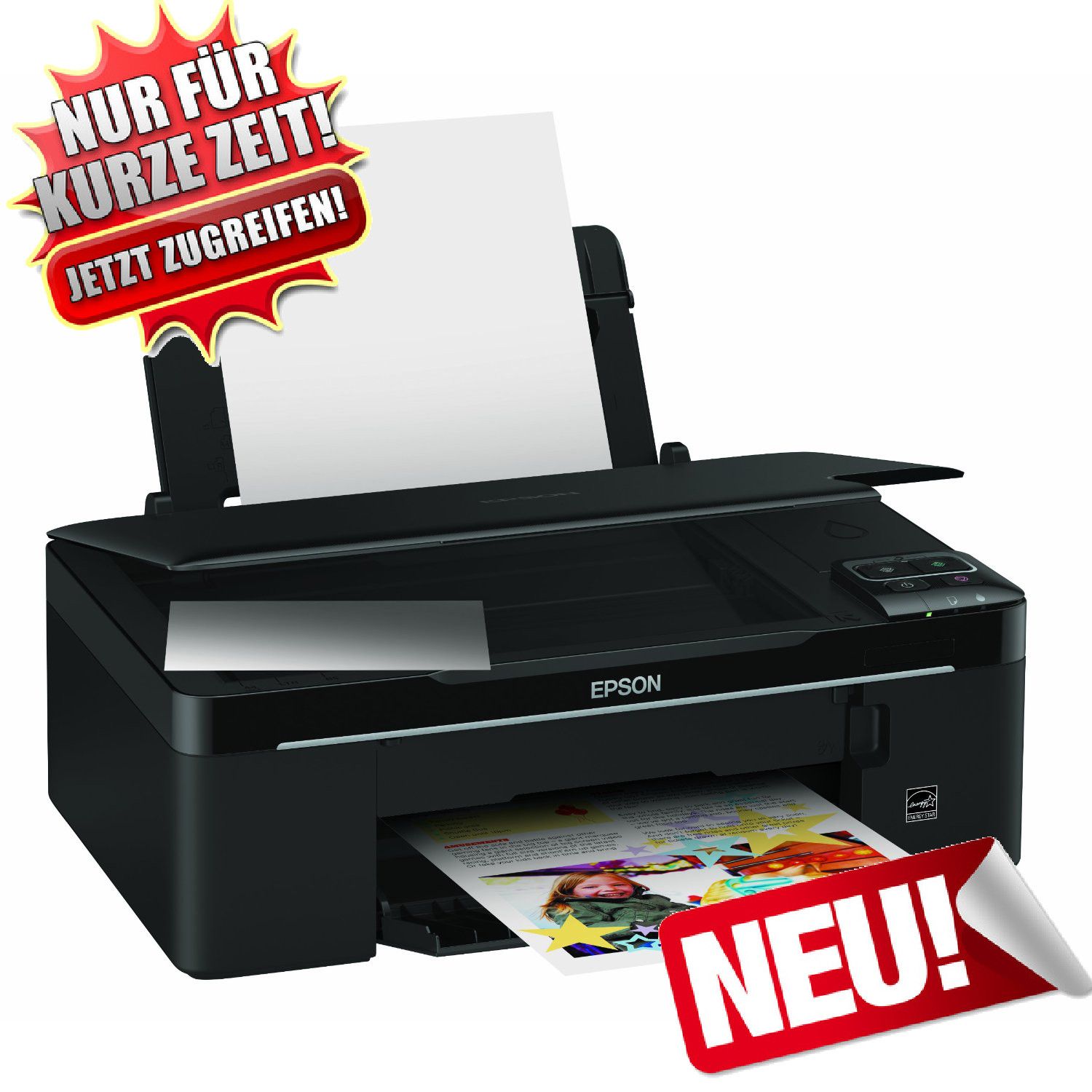 Epson Stylus SX130 Multifunktionsgerät 3 in 1( Drucken, Scannen