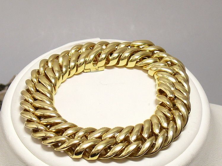 LUXURIÖSES POMELLATO ARMBAND AUS 18kt. 750er GELBGOLD  ca. 141,1g