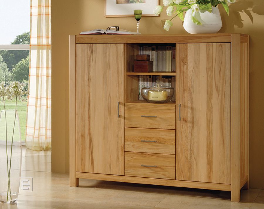 Sideboard Kommode Highboard massive Kernbuche 378