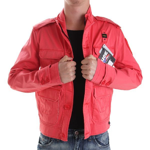 Blauer USA Herren Blouson Jacke Rot blauer015 Gr. L