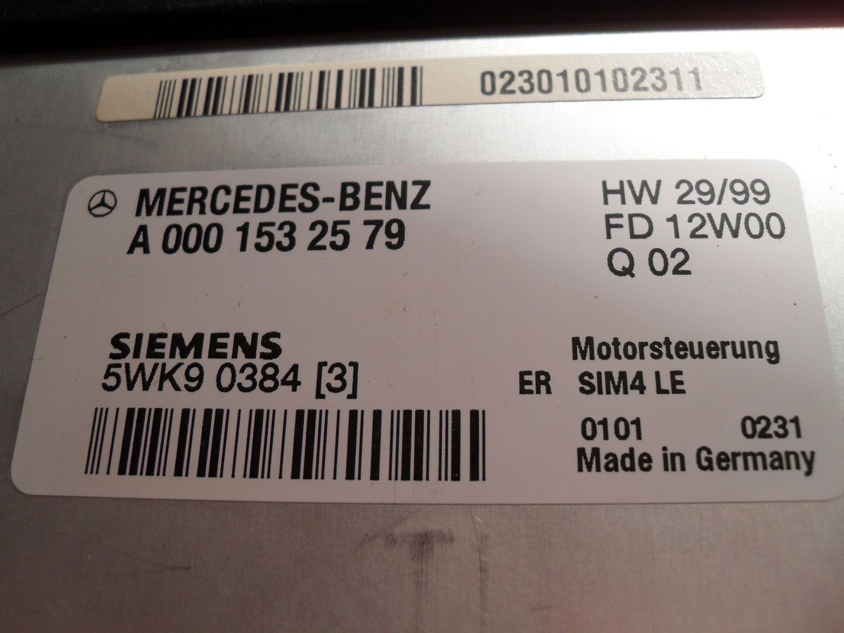  BENZ W203 C200 KOMPRESSOR MOTORSTGT/0001532579/000 153 25 79/