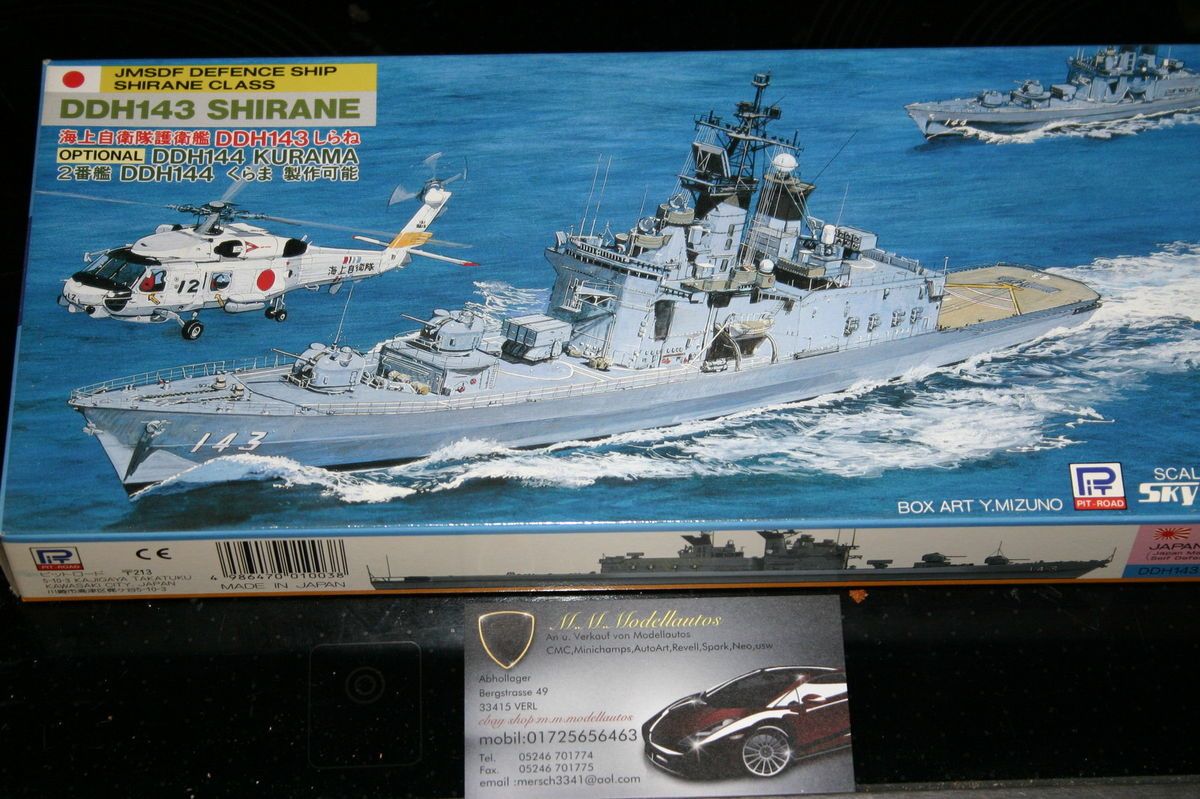 Pit Road Skywave J 6 JMSDF DD H143 Shirane 1/700 scale kit