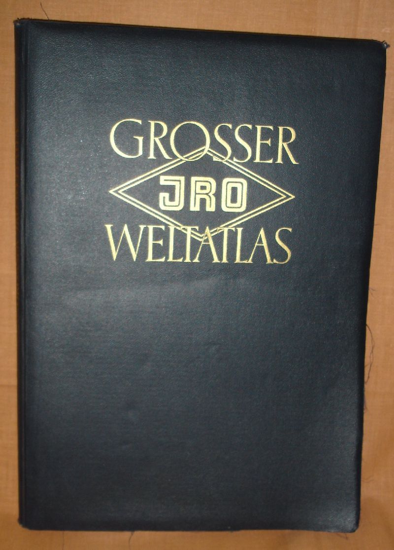 Grosser JRO Weltatlas, Jubiläumsausgabe, 1954. 158/15037