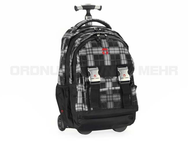 TAKE IT EASY Schulrucksack PLAID Schultrolley Trolley Trolleyrucksack