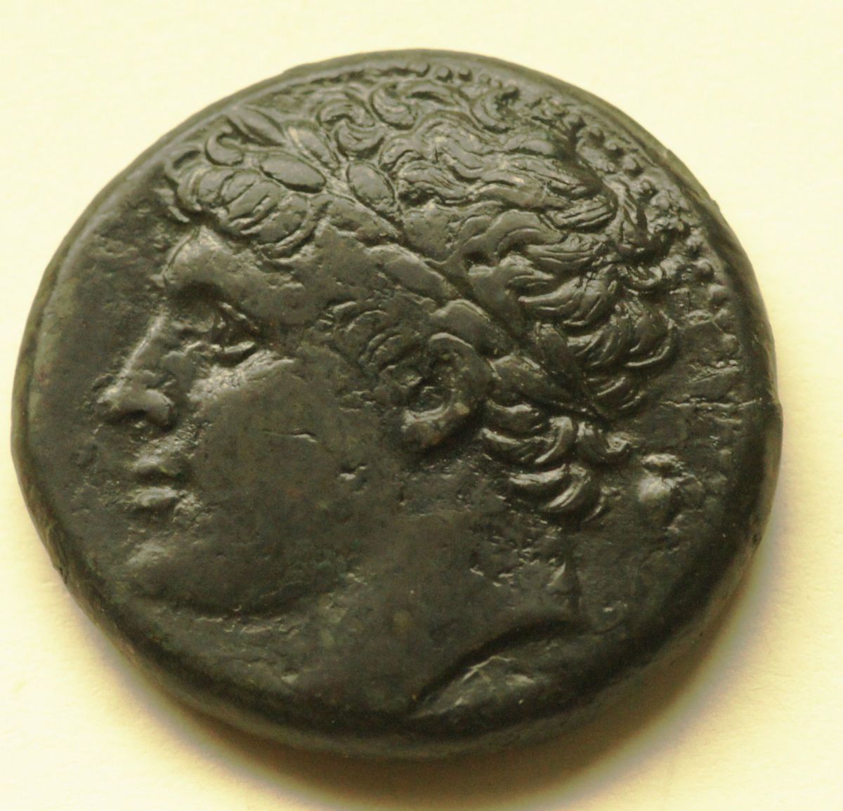 SYRACUSE AE BRONZE OF HIERON II BN 163