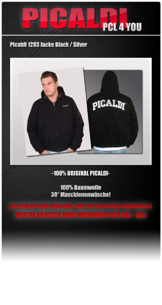 Picaldi Jacke 1283 Schwarz/Silber