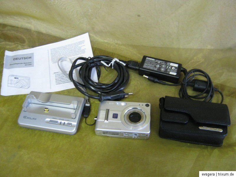 Casio EXILIM ZOOM EX Z55 5.0 MP Digitalkamera   Silber