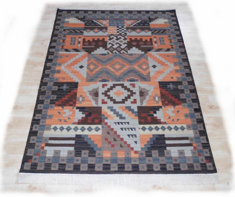 KELIM Traditioneller TEPPICH NEU 166 X 230 CM handgewebt 100%