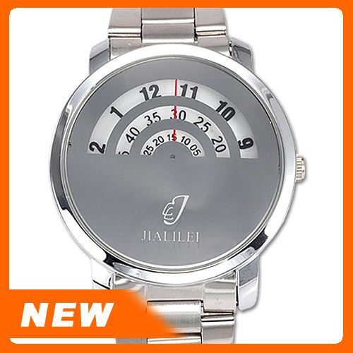 NEU weisse Design Silber Herrenuhr Damenuhr Quarz Uhr Stahl Armbanduhr