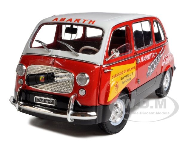 FIAT 600D 600 MULTIPLA LA MARMITTA ABARTH 1/18