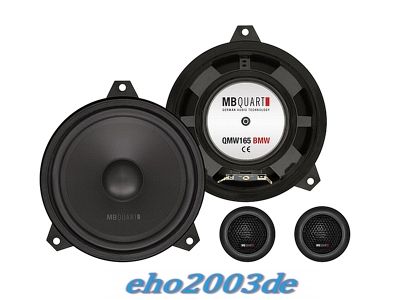 WEGE LAUTSPRECHERSYSTEM MB QUART FÜR BMW E 46 3er 165mm 120 WATT