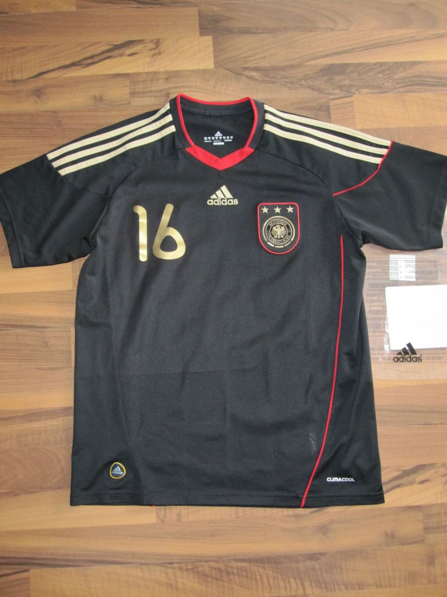  Adidas DFB Deutschland Auswaerts Trikot WM 2010 Gr 176 Lahm Away