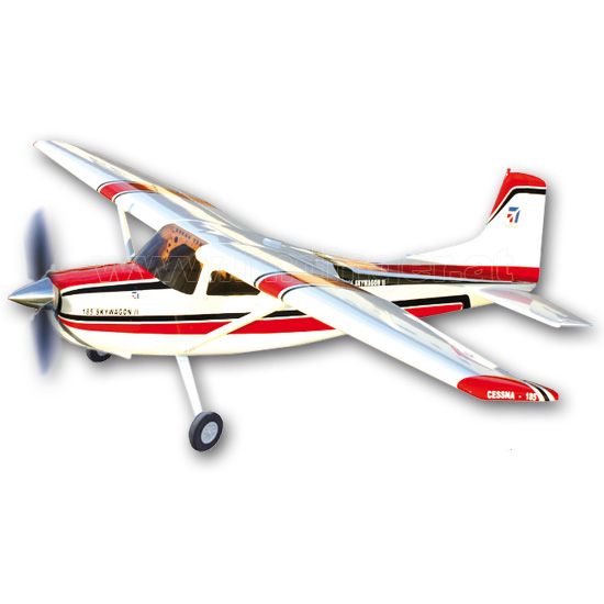 CESSNA 185 FERTIGMODELL ROT PLANET HOBBY